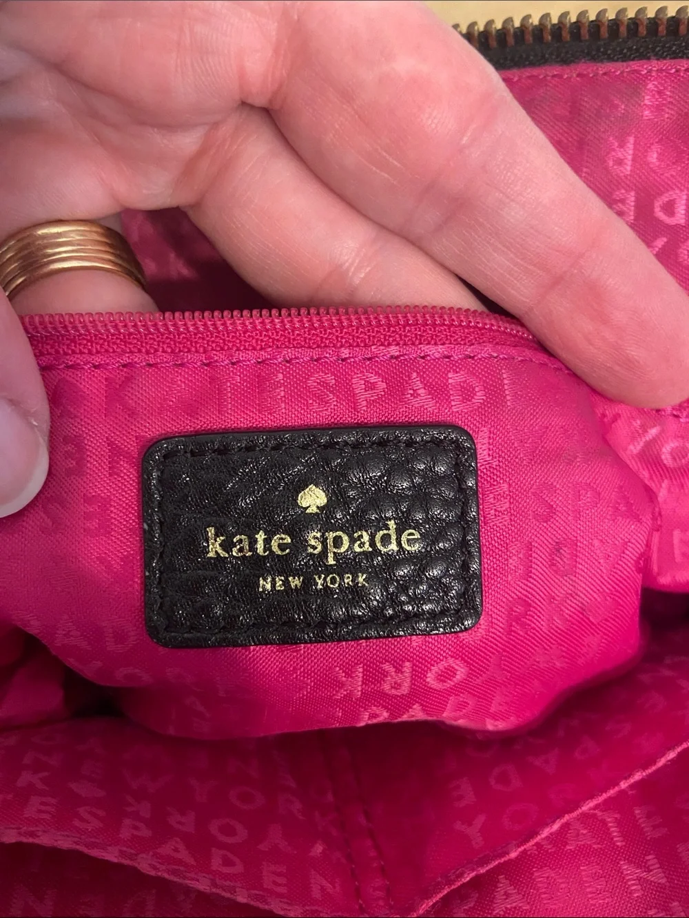 Kate Spade Black Small Rachelle Astor Court Quilted Bag